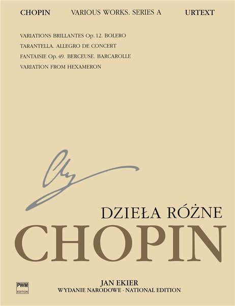 Chopin F. (ekier) - Various Works - Piano