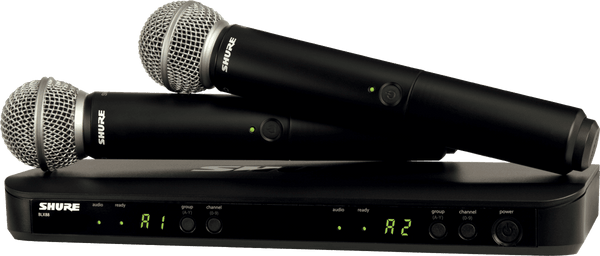Shure BLX DUAL RECEIVER & MICROPHONE SM58 - K3E