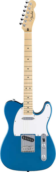 Fender Standard Telecaster MN Battipenna bianco Blu acqua marina metallizzato