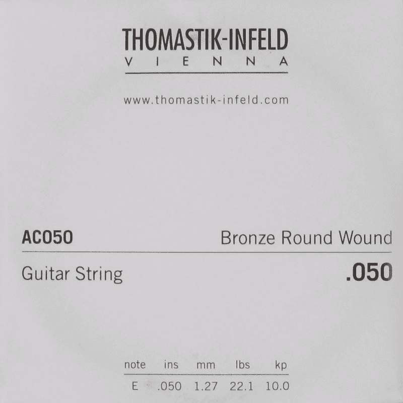 AC050 Plectrum Bronze Flat Wound 050