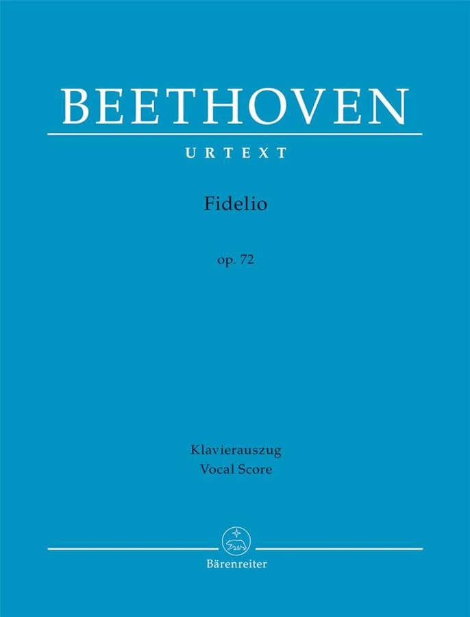 BEETHOVEN LUDWIG VAN - Fidelio OP.72 - Partitura vocale