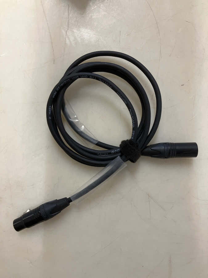 DMX-KABEL 5-POLIG ANGESCHLOSSEN 2 M - B-Ware