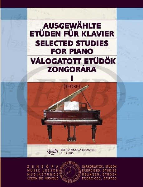 EMB (Editio Musica Budapest) Selected Studies Vol. 1 - Piano
