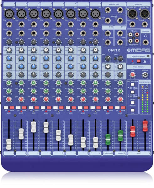 Midas DM12 - Console De Mixage Analogique 12 Canaux