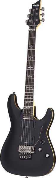 Schecter Demon 6 Fr Nero satinato invecchiato