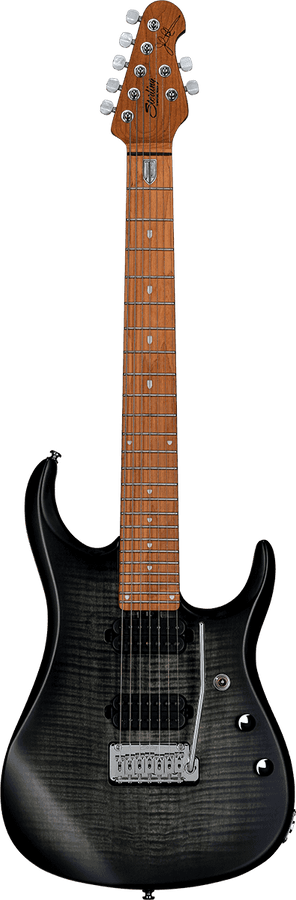JP15 7 Flame Maple Top Trans Black Satin
