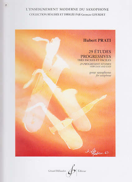 Billaudot 29 Études Progressives Très Faciles et Faciles Saxophone - Prati