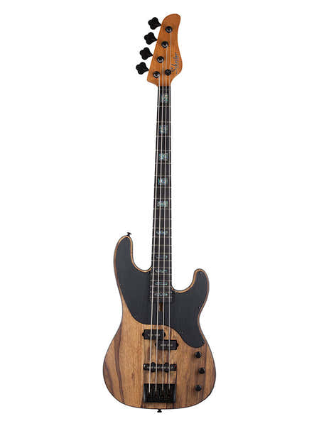 Schecter Modell T-4 exotisches Black Limba