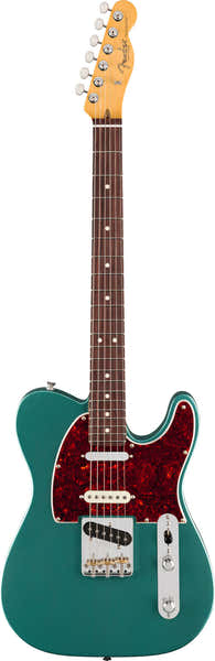 Fender American Professional Classic Telecaster SSS RW Sherwood Green Metallic sbiadito