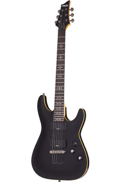 Schecter Demon 6 Nero satinato invecchiato