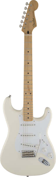 Fender Stratocaster firmata da Jimmie Vaughan MN Tex-Mex Bianco olimpico