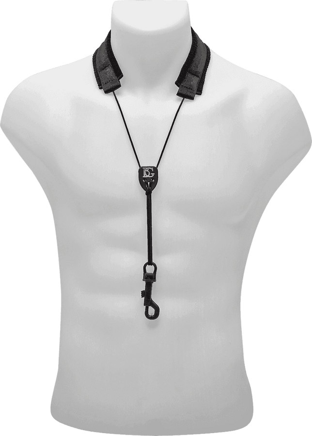 S85SH - KINDER CURVED SOPRAN SAXOPHON TRAGEGURT NYLON XS SIZE (SNAP HOOK)
