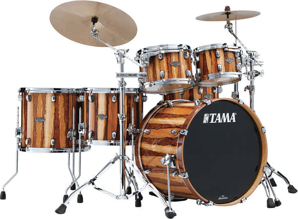 Tama STARCLASSIC PERFORMER 5-PIECE SHELL PACK WITH 22" BASS DRUM CARAMEL AURORA