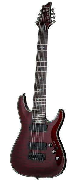 Schecter C-8 Hellraiser Kirschschwarz