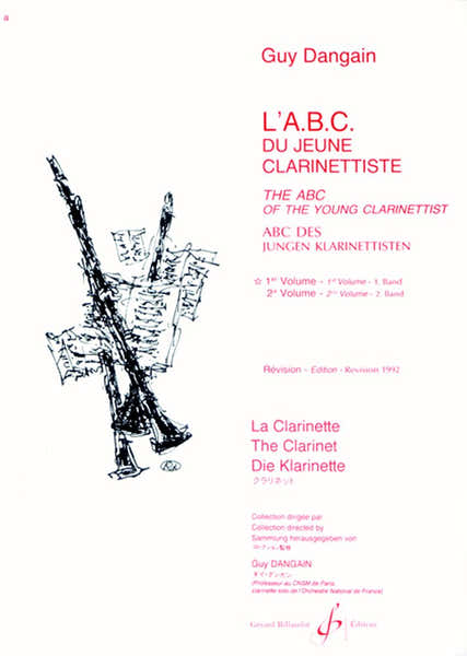 L'Abc Du Jeune Clarinettiste Vol.1 - Dangain