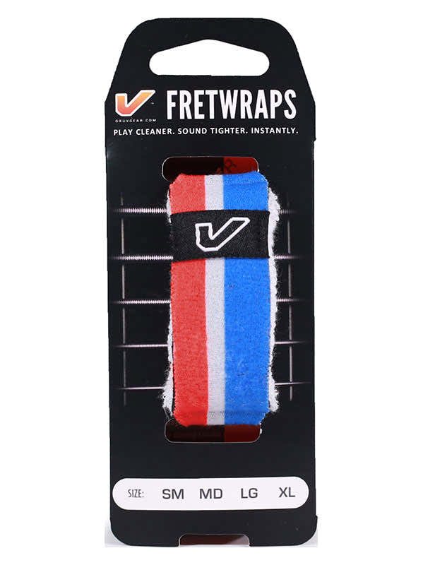 FretWraps World Flags Red-White-Blue - Small