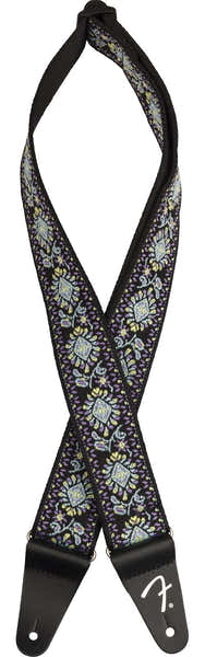 Sangle Tissée de Pasadena Blue Lotus 2"