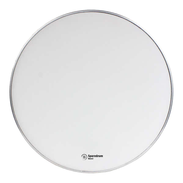 Sparedrum M3W14 Peau 14" Mute 3 Plis Mesh Silencieuse Blanc
