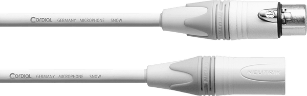 Cordial Cavo Microfonico XLR 5 M Bianco