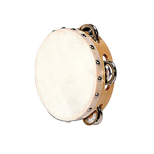 Fuzeau Tamburin Naturfell 15 CM + Schellen