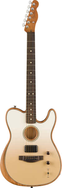 Fender Telecaster Acoustasonic Player Signature Finneas RW Sfumatura Cappuccino