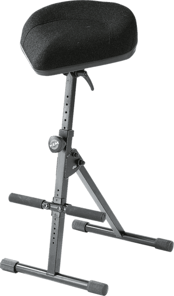 K&M 14046-000-55 PNEUMATIC STOOL BLACK FABRIC