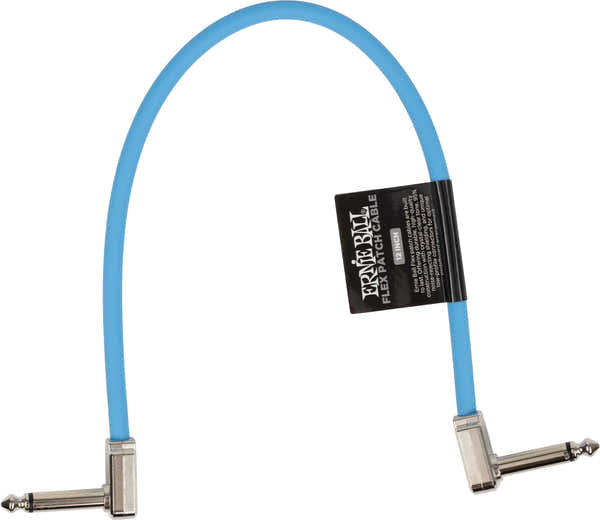 Ernie Ball Cable Patch Flex 30CM - Bleu