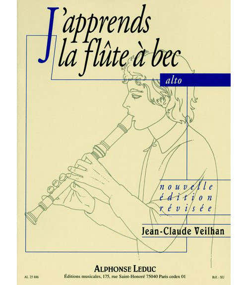 J'apprends La Flûte A Bec Alto - Veilhan