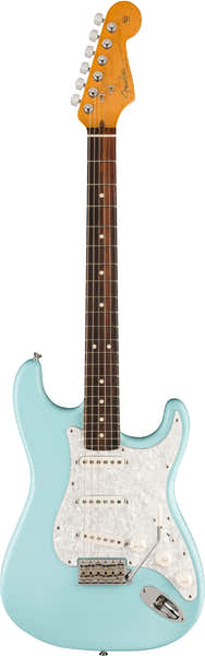 Fender Stratocaster firmata da Corry Wong RW LTD Blu Daphne