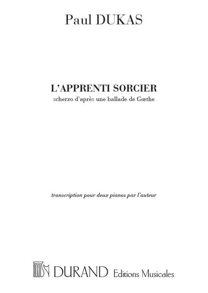 Dukas P. - L'apprenti Sorcier - 2 Pianos