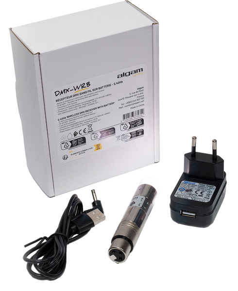 Algam Lighting DMX-WRB Ricevitore DMX wireless a batteria