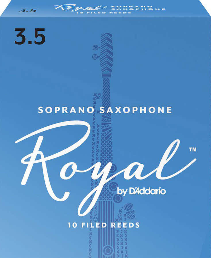 ANCHES DE SAXOPHONE SOPRANO RICO ROYAL SOPRANO 3.5