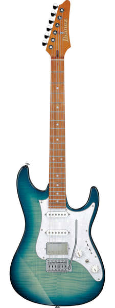 Ibanez AZ22S1F-TXB Burst turchese trasparente standard