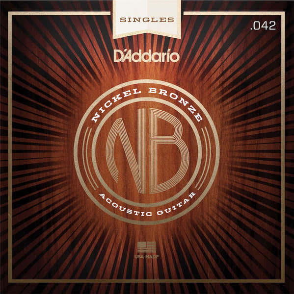 D'ADDARIO Corde NB042 Filet Nickel Bronze 42