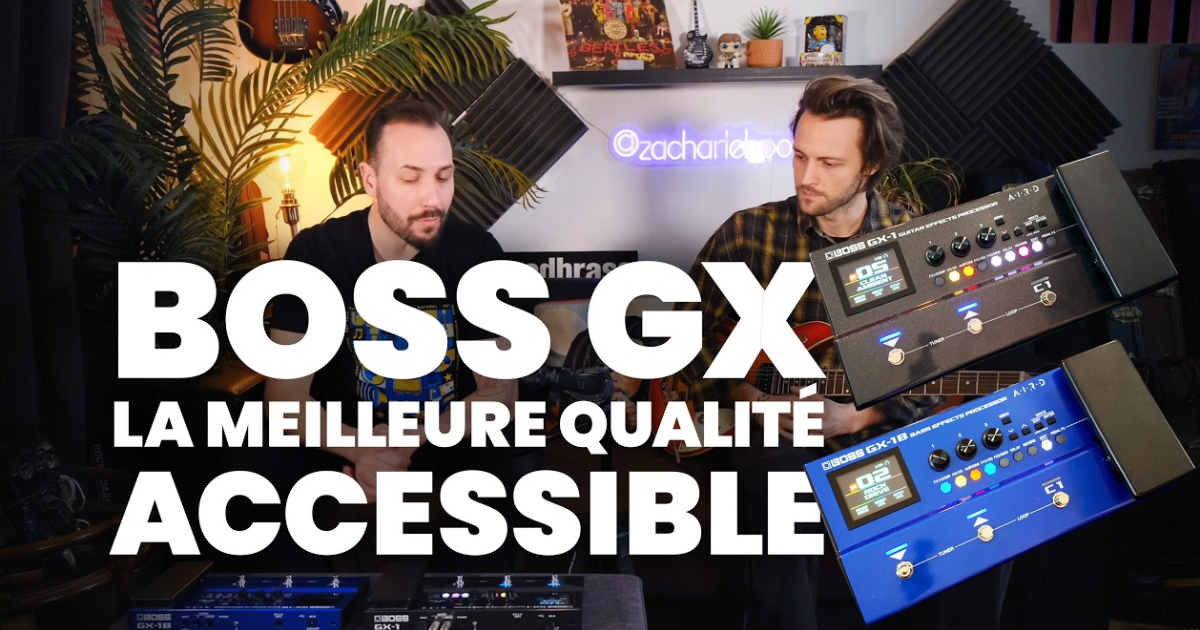Boss GX-1 et GX-1B : ces multi-effets vont transformer votre son