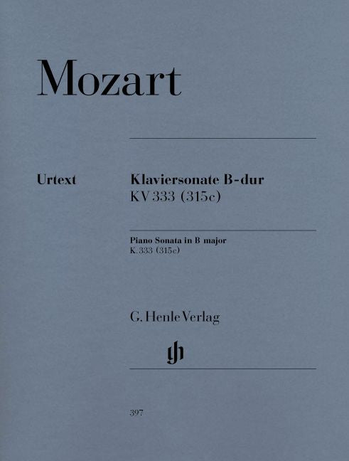 Mozart W.a. - Piano Sonata B Flat Major K. 333 (315C)