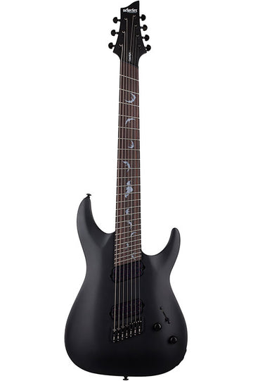 Damien 7 Multiscale Satin-Schwarz