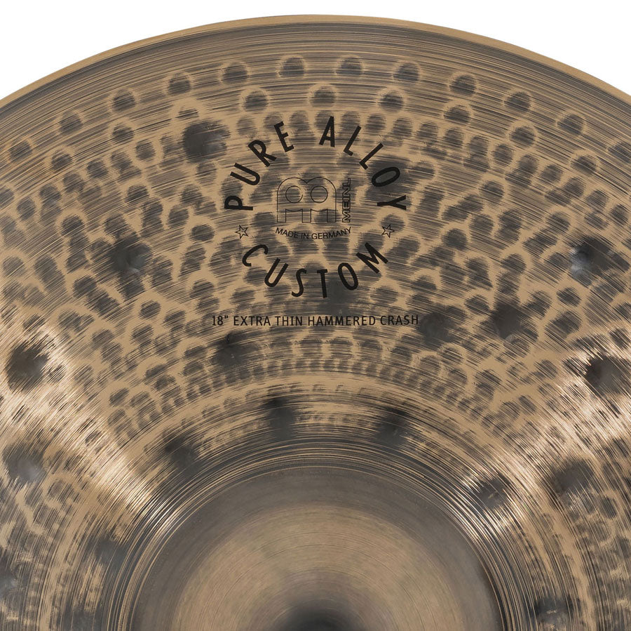18" PURE ALLOY CUSTOM EXTRA THIN HAMMERED CRASH