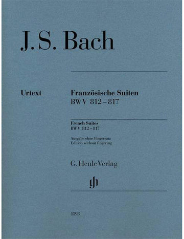 Bach J.S. - Französische Suiten BWV 812-817 (ohne Fingersatz)