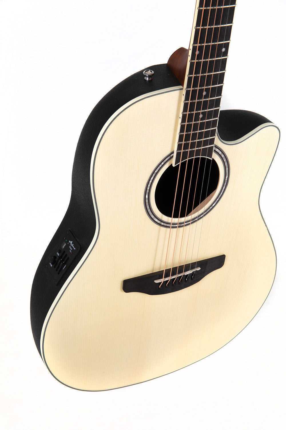 E-Akustikgitarre Traditional Ab24 Mid Cutaway Natural Satin