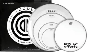 Komplettset DNA Clear 10/12/16/22 + 14" DNA Beschichtet