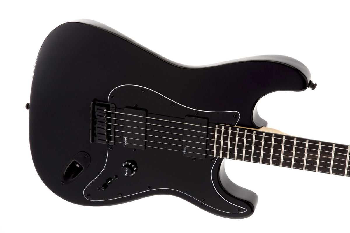 Stratocaster firmata da Jim Root Ebo Nero opaco