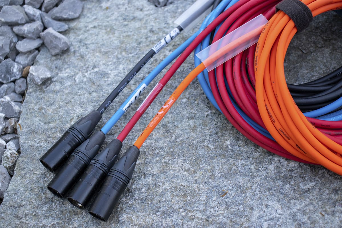 Cavo Microfono XLR 10 M Rosso