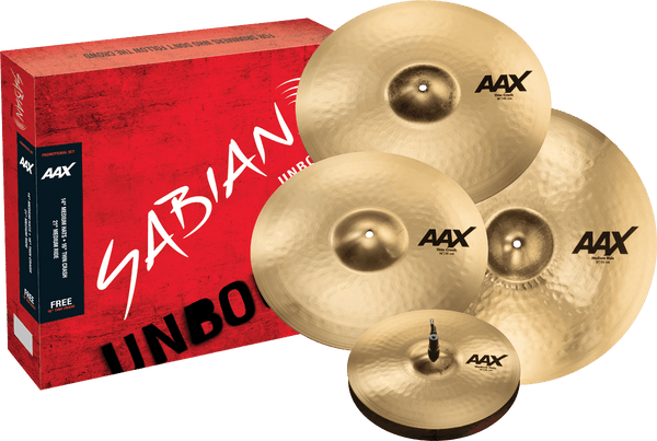 25005XCPB Pack AAX Promotional Set 14/16/21 + 18" +90 TAGE DRUMEO-TESTZUGANG