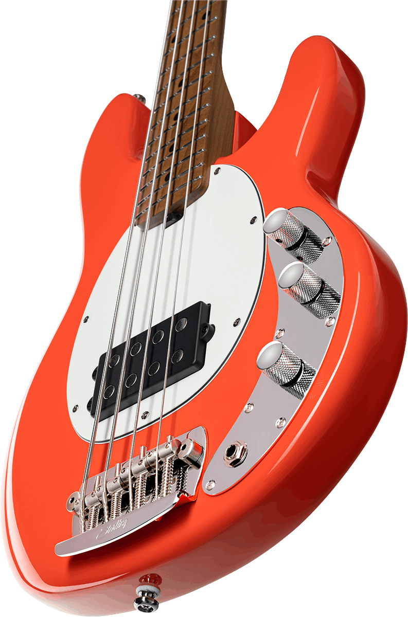Stingray RAYSS4 Shortscale Fiesta Red