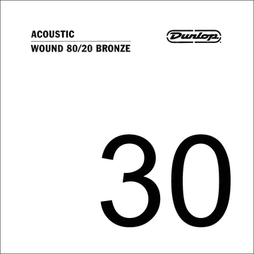 ACOUSTIC STRING 80/20 BRONZE .030 THREADED