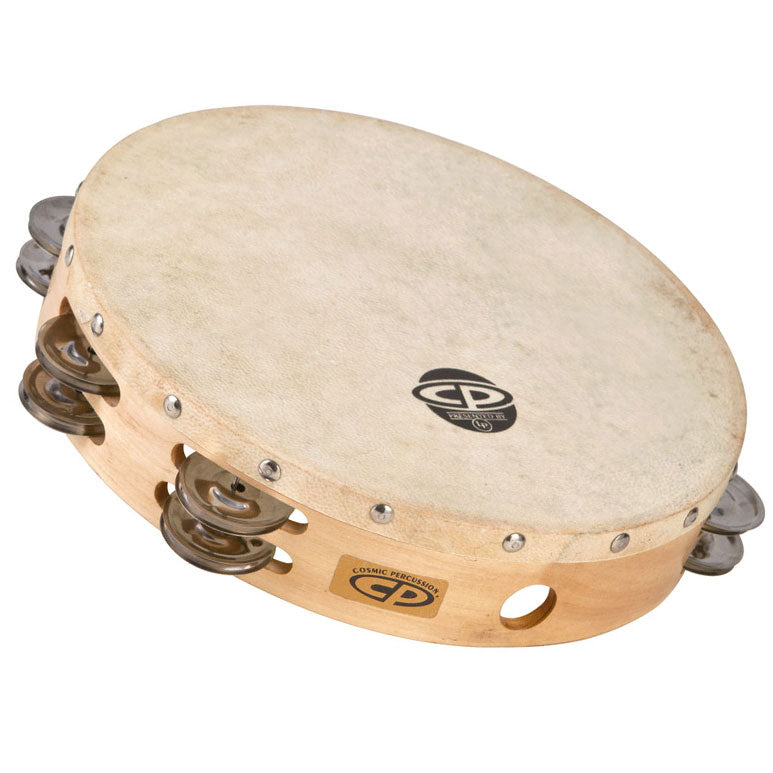 Latin Percussion CP380 Tambourins CP Bois 10" Double Rangee