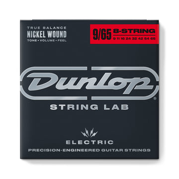 NICKEL PLATED STEEL ELECTRIC STRINGS STEEL ELECTRIC SET LIGHT 8 STRINGS 09-65