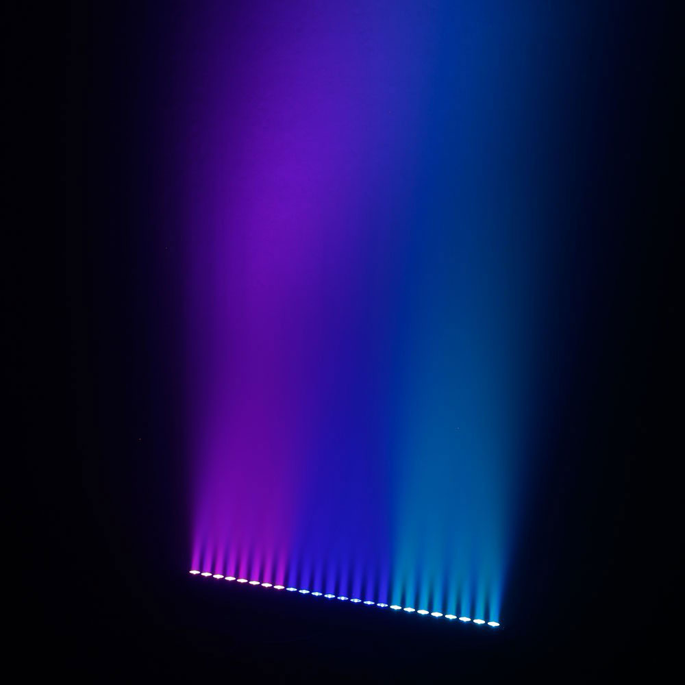 Tribar 400 Ir - Barre Led Tricolores (Rgb) 24 X 3 W Boitier Noir Avec Tlcommande Infrarouge