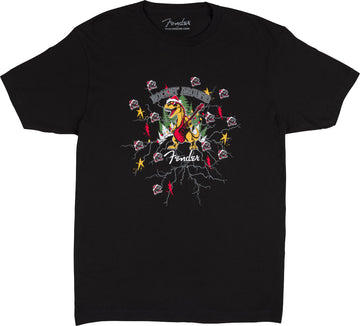2025 Fender Ugly Christmas Tee Black L